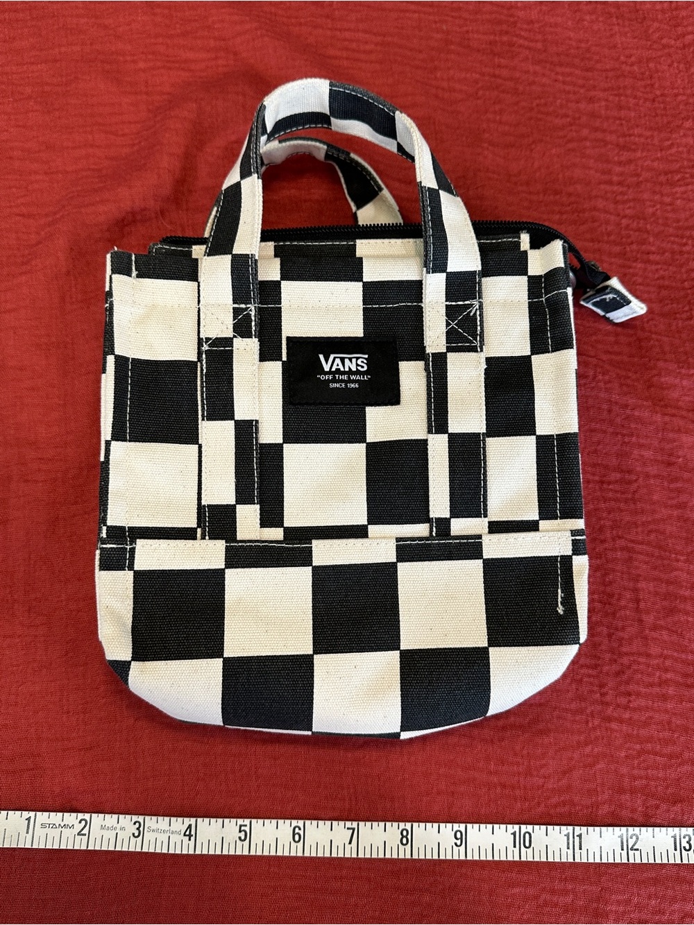Vans Black & White Checkerboard Tote
